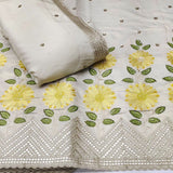 Pure tissue embroidery