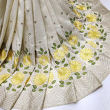 Pure tissue embroidery