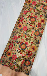 Multi sequence thread embroidery