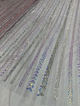 Imported cutdana embroidery