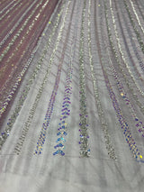 Imported cutdana embroidery