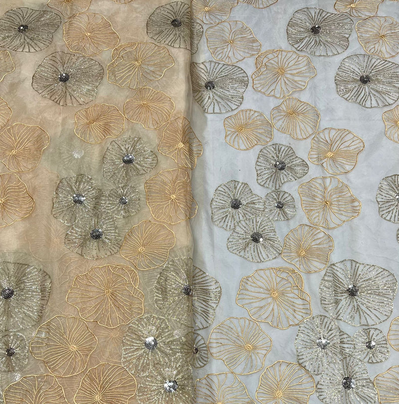 Organza embroidery