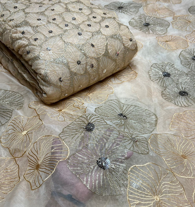 Organza embroidery