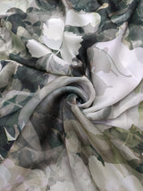 Satin georgette
