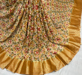 Pure viscose georgette