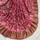 Pure viscose georgette