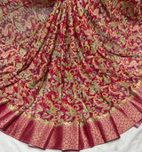 Pure viscose georgette