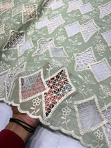 Imported blooming georgette