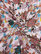 Satin georgette