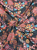 Satin georgette