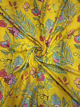 Satin georgette