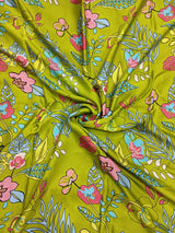 Satin georgette