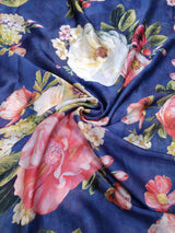 Satin georgette