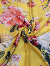 Satin georgette