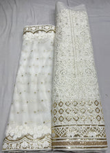 Net embroidery