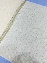 Hakuba Cotton Chicken Embroidery