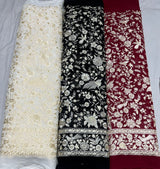 Georgette Embroidery 54 inches Combinations