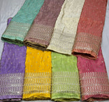 44 inches Pure Tissue Embroidery