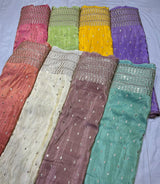 44 inches Pure Tissue Embroidery