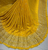 44 inches Pure Tissue Embroidery
