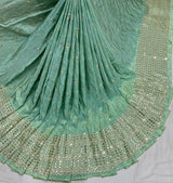 44 inches Pure Tissue Embroidery