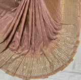 44 inches Pure Tissue Embroidery