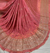 44 inches Pure Tissue Embroidery