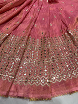 44 inches Pure Tissue Embroidery