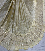 44 inches Pure Tissue Embroidery