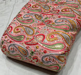 Georgette multi embroidery