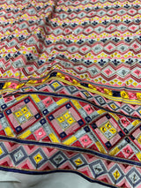 Georgette multi embroidery