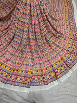 Georgette multi embroidery