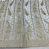 Pure Georgette & Organza Embroidery 54 & 44 inches Combinations