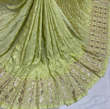 Pure Tissue Embroidery 44 inches