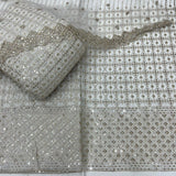 Pure Georgette Embroidery 54 & 44 inches and Net Embroidery 44 inches Combinations