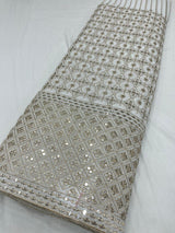 Pure Georgette Embroidery 54 & 44 inches and Net Embroidery 44 inches Combinations