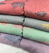 Cotton Linen Embroidery 44 inches Combinations