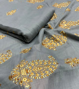 Cotton Linen Embroidery 44 inches Combinations