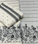 Pure Cotton Embroidery 44 inches Combinations