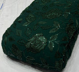 Pure georgette embroidery 44 inches