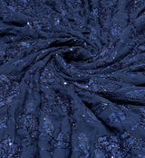 Pure georgette embroidery 44 inches