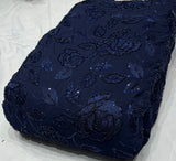 Pure georgette embroidery 44 inches