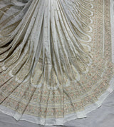 Pure Georgette & Organza Embroidery Combinations