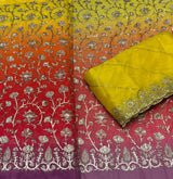 Georgette & Organza Embroidery Combinations