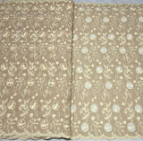 Crepe Embroidery 60 inches