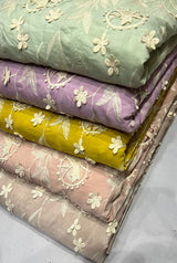 Crepe Embroidery 60 inches