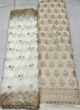54" Pure Georgette & 44" Net Embroidery Combinations
