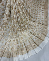 54" Pure Georgette & 44" Net Embroidery Combinations