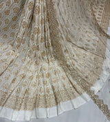 54" Pure Georgette & 44" Net Embroidery Combinations