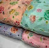 Pure Chinon Embroidery 44 inches